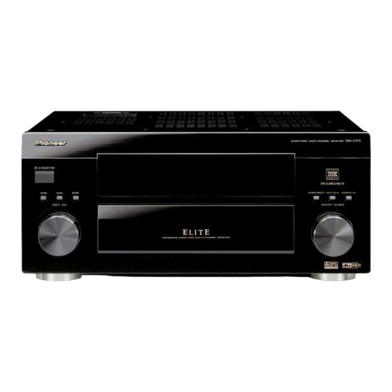 Pioneer VSX-45TX Service Manual