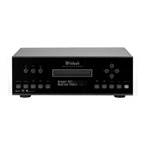 McIntosh MS750 Owner's Manual