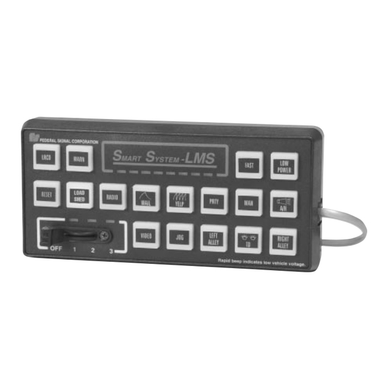 Federal Signal Corporation SS2000LMS Operation And Configuration Instructions
