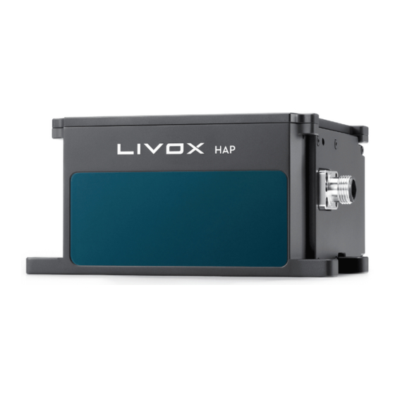 Livox HAP LiDAR Sensor Manuals