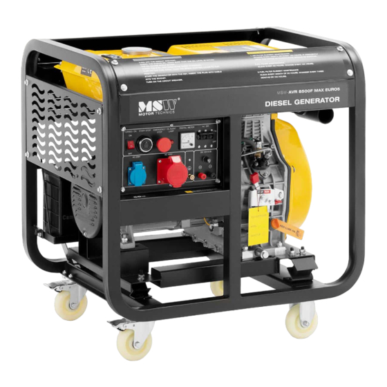 MSW -AVR 8500F MAX EURO5 User Manual
