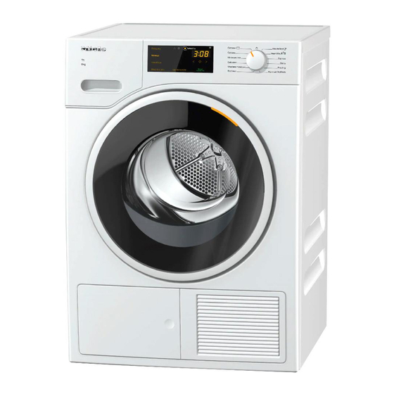 Miele TWD260WP Operating Instructions Manual