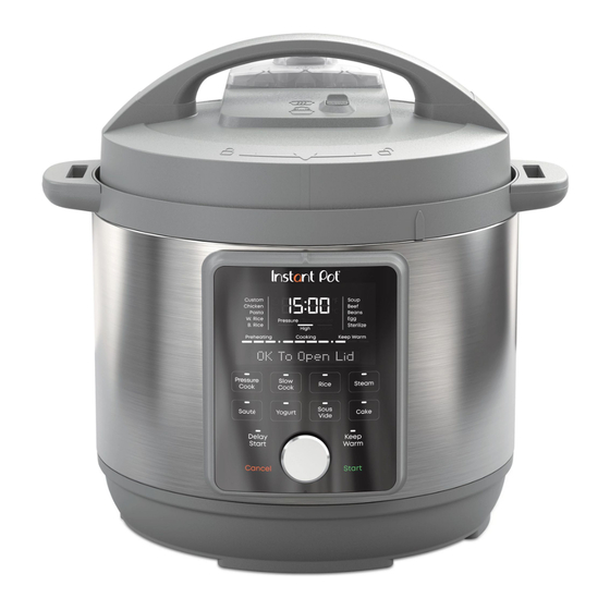Instant POT DUO PLUS Getting Started Manual