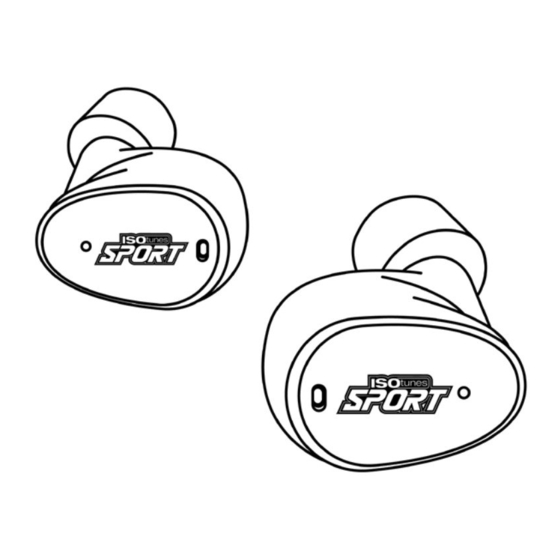 ISOtunes SPORT CALIBER IT-18 Manual