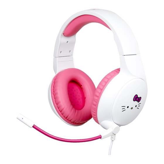 Konix HELLO KITTY Gaming headset User Manual