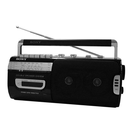 Sony CFM-D1MK2 Service Manual