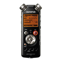 Olympus LS-10 - Linear PCM Recorder 2 GB Digital Voice Instructions Manual