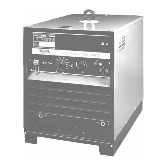 Lincoln Electric IDEALARC R3R 600-I Operator's Manual