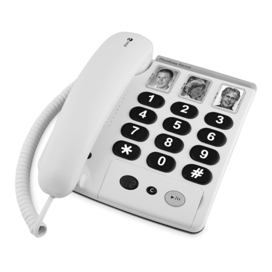 Doro PhoneEasy record 327cr Manual