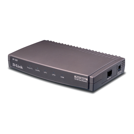 D-Link DP-300 Hardware User's Manual
