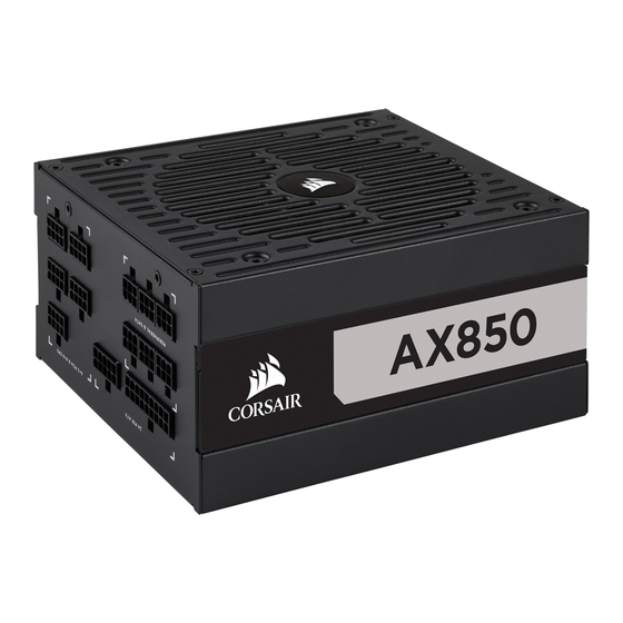 Corsair AX Series Manual