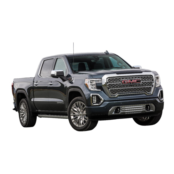 GMC SIERRA 2019 Pickup Truck Manuals