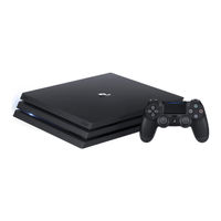 Sony PS4 Pro Manual