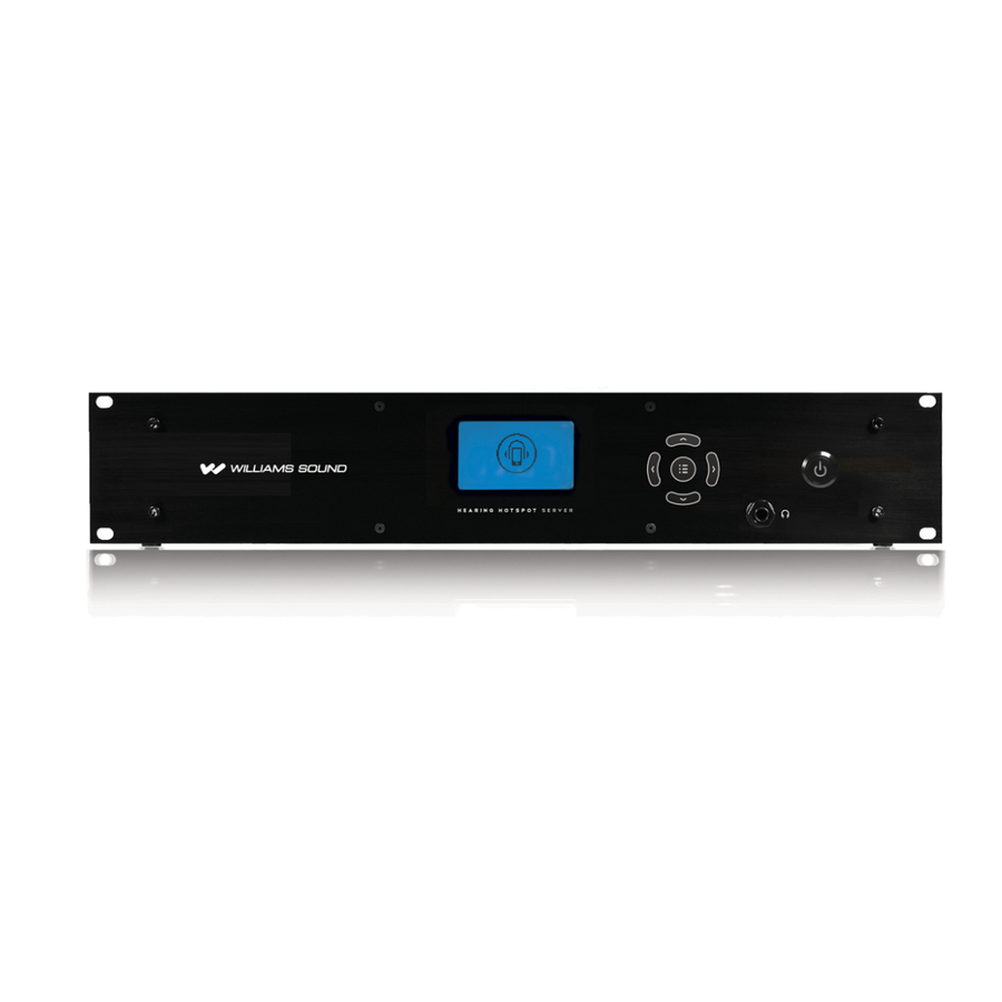 Williams Sound HHS 108 Manuals
