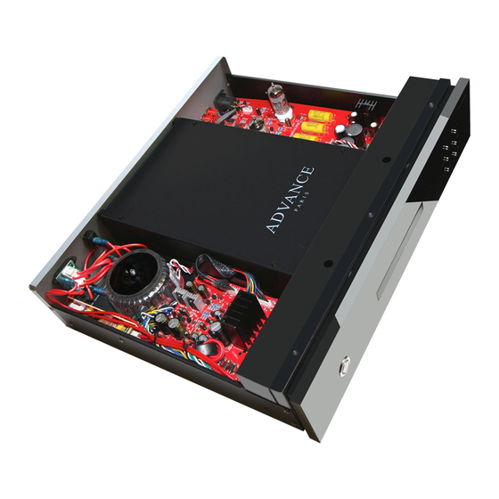 Advance Paris x-CD1000 Quick Start Manual