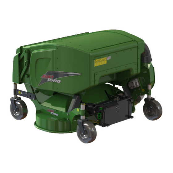 AVANT Collecting 1500 Operator's Manual For Attachment