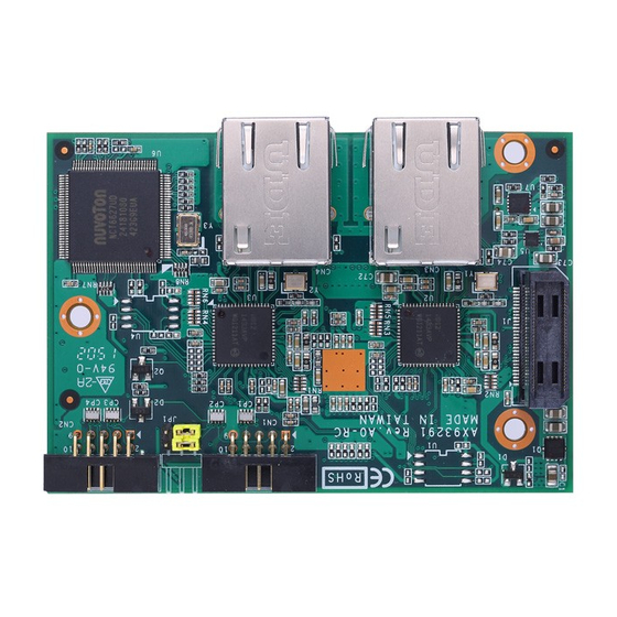 AXIOMTEK AX93291 Quick Installation Manual