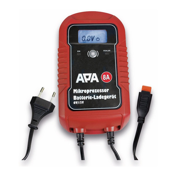 APA 16621 Operating Instructions Manual