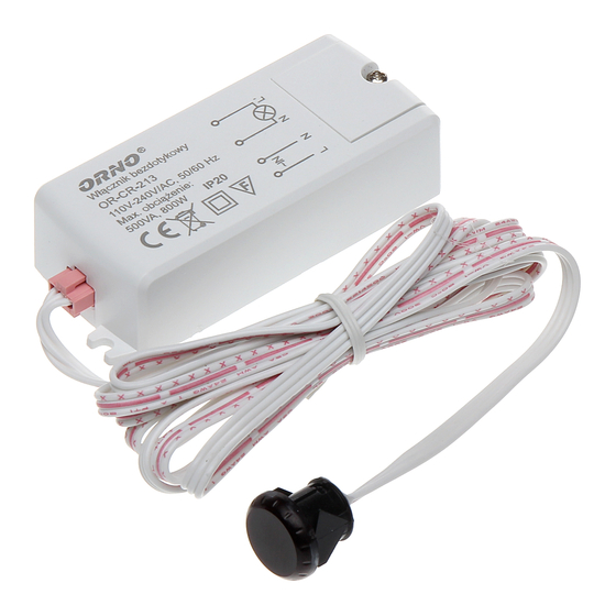 Orno OR-CR-213 Operating And Instalation Instructions