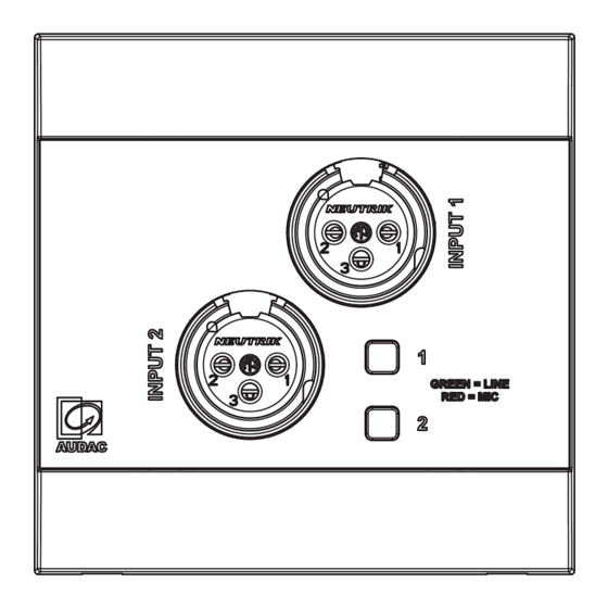 AUDAC NWP220 Hardware Manual
