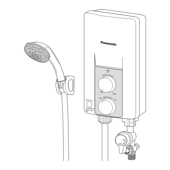 Panasonic DH-3PL1PH Operating And Installation Instructions