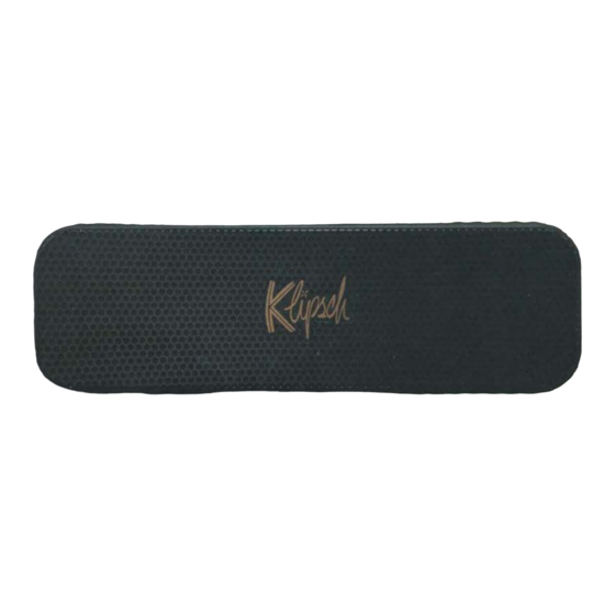 Klipsch DETROIT Manual