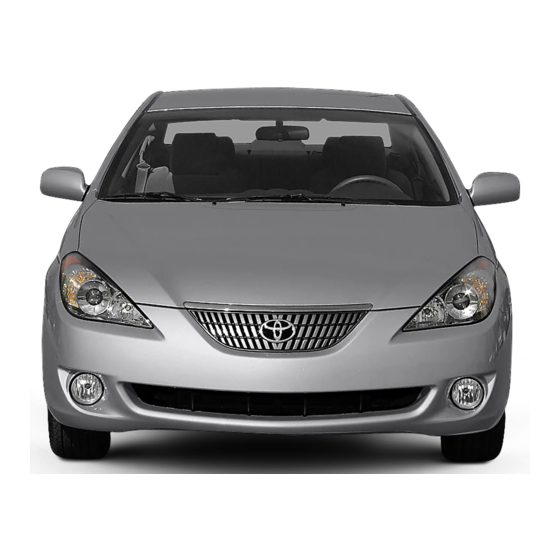 Toyota Solara Pocket Reference Manual
