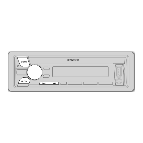 Kenwood KDC-X498 Instruction Manual