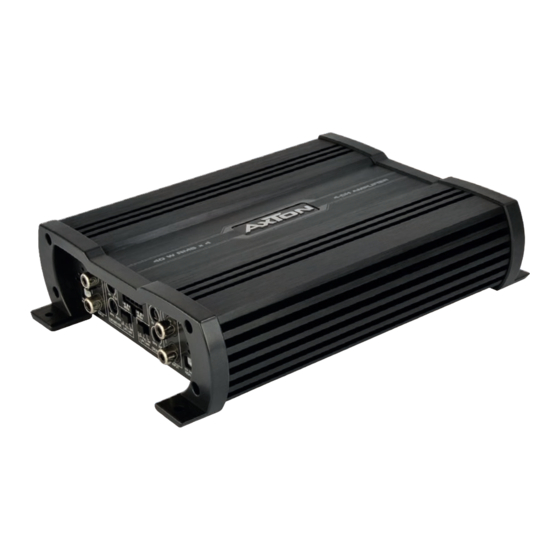 AXTON A2100X Installation Manual