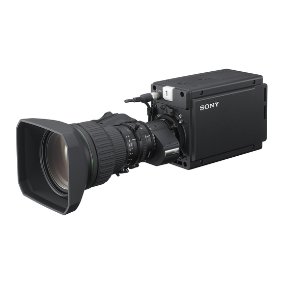 Sony HDC-P50 Operating Instructions Manual