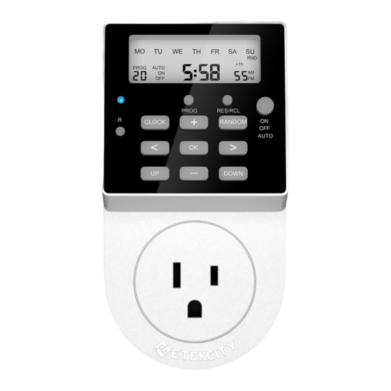 ETEKCITY EDT-1USA Quick Start Manual