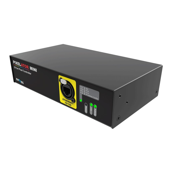 Enttec PIXELATOR MINI Quick Start Manual