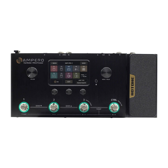 Hotone Ampero Control Quick Start Manual