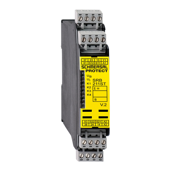 schmersal SRB 211ST Mounting And Wiring Instructions