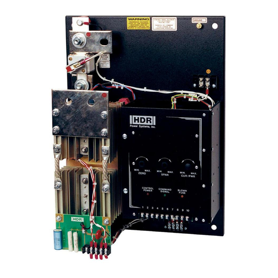 User Manuals: Ametek ZF1 SCR Series Power Control