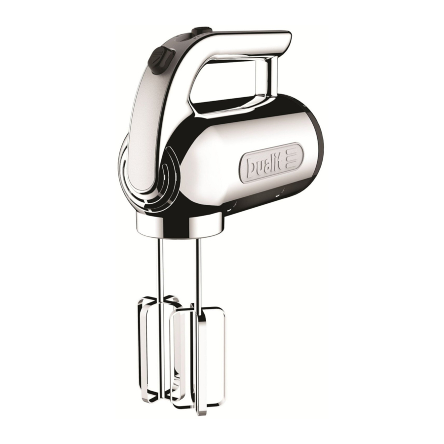 Dualit Hand Mixer Manual