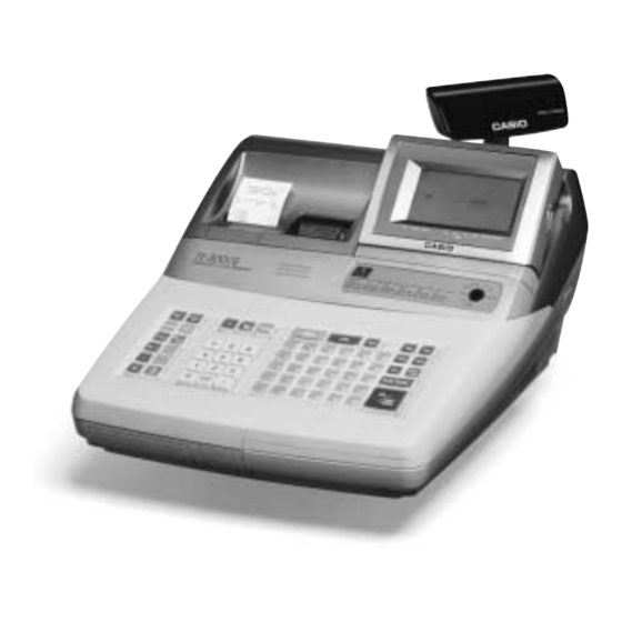 Casio TE-3000S - Cash Register User Manual