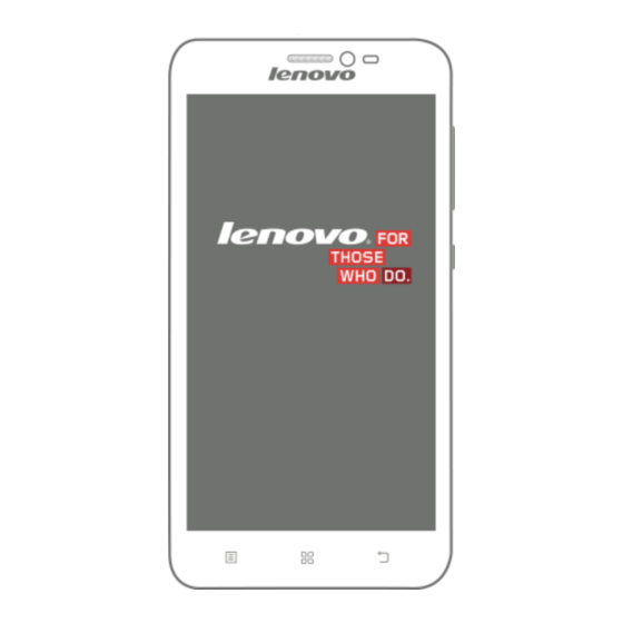 Lenovo s850 Quick Start Manual