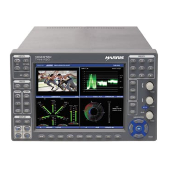 Videotek TVM9100PKG Installation And Operation Handbook