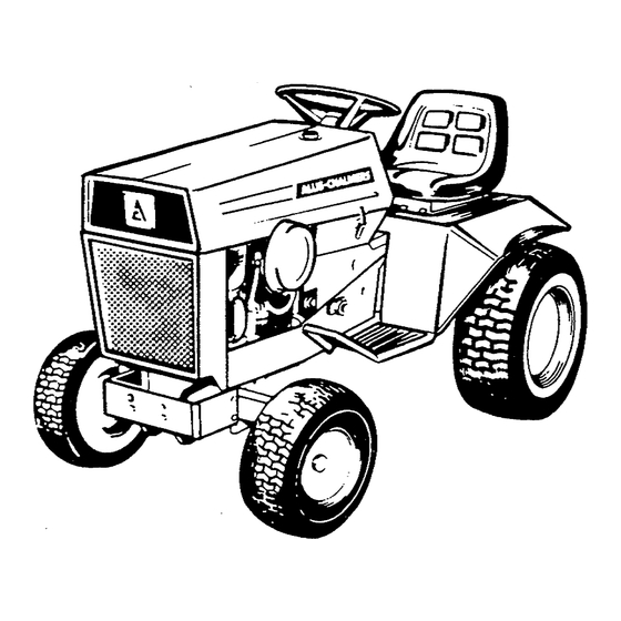 Allis-Chalmers regent hydro 14 Operator's Manual