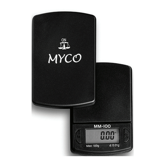 On Balance MYCO MM Series User Manual