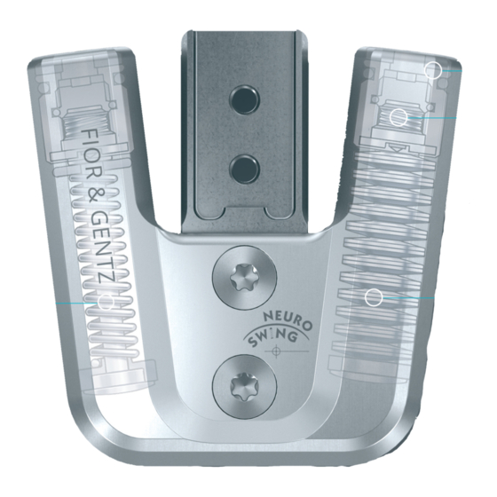 FIOR & GENTZ Neuro Swing Manual