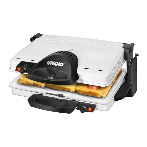 Unold CONTACT-GRILL PLUS Instructions For Use Manual