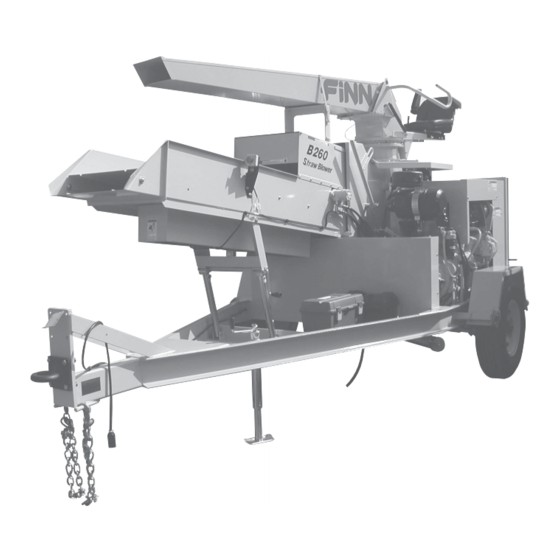 Finn B260 Operator Instructions And Parts Manual