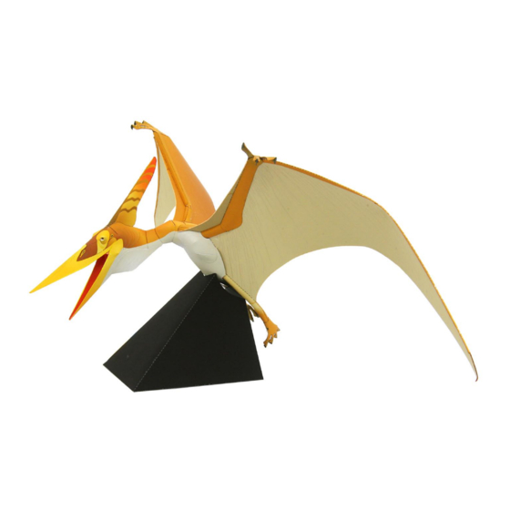 Canon Creative Park Pteranodon Assembly Instructions Manual