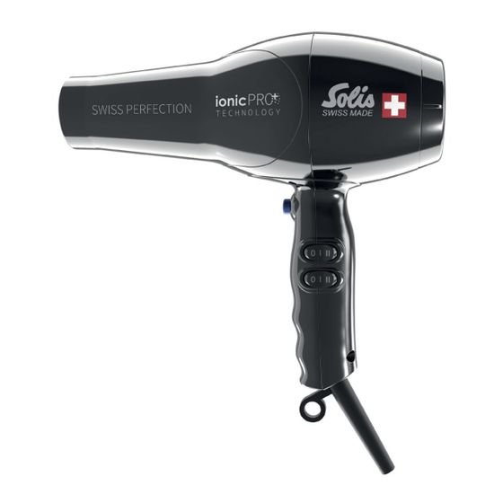 SOLIS SWISS PERFECTION 360 ionicPRO User Manual