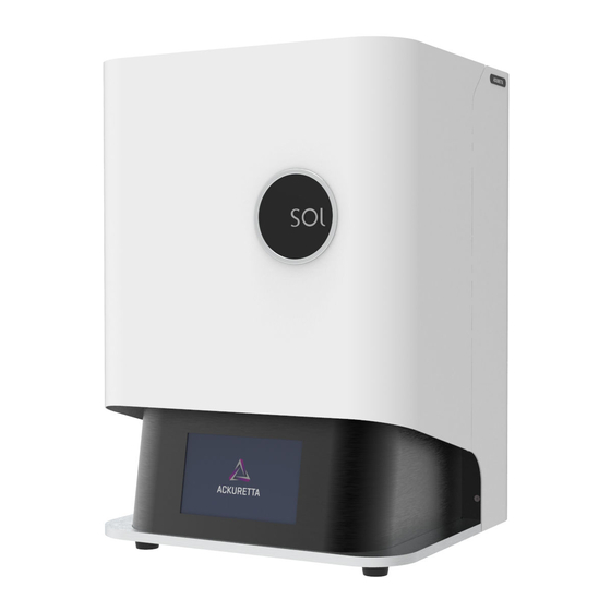 Ackuretta SOL User Manual