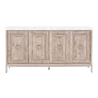 Essentials For Living AZURE CARRERA MEDIA SIDEBOARD Assembly Instructions