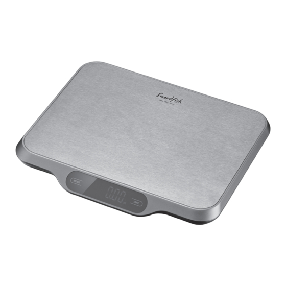 User Manuals: Swordfish SF15KC17E Kitchen Scale