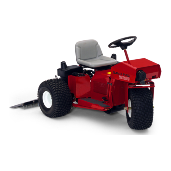 Toro Sand Pro 2020 Riding Lawn Mower Manuals